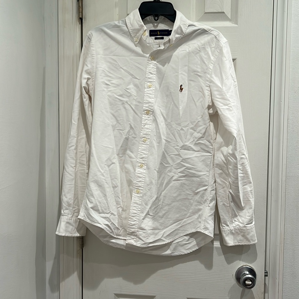 Mens Medium Polo long sleeved shirts